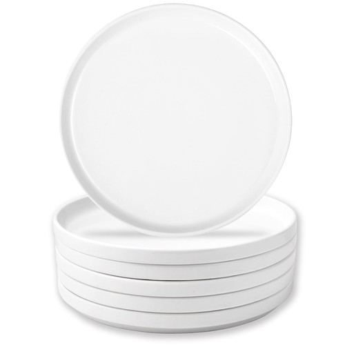 Pcs white dinner plates - plates, 8