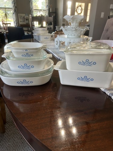 Vintage corning ware blue - vintage,